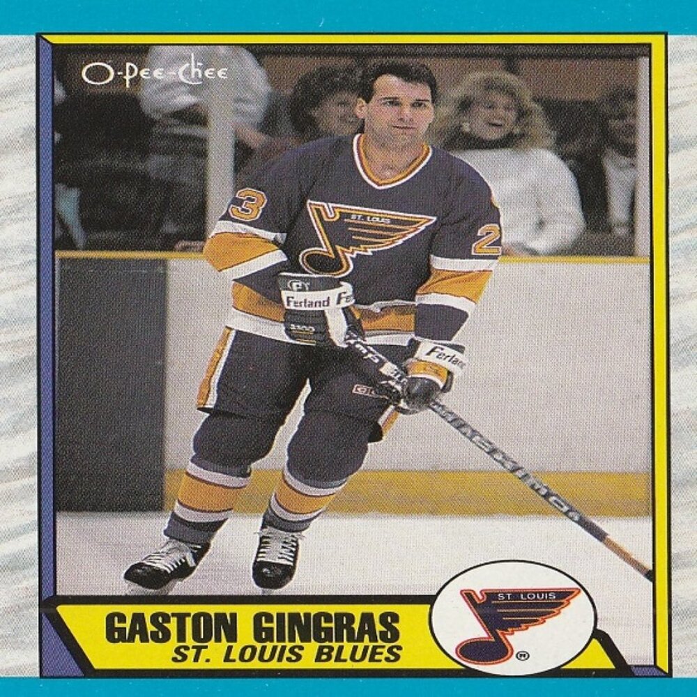 Gaston Gingras - 1989 O Pee Chee Hockey Card